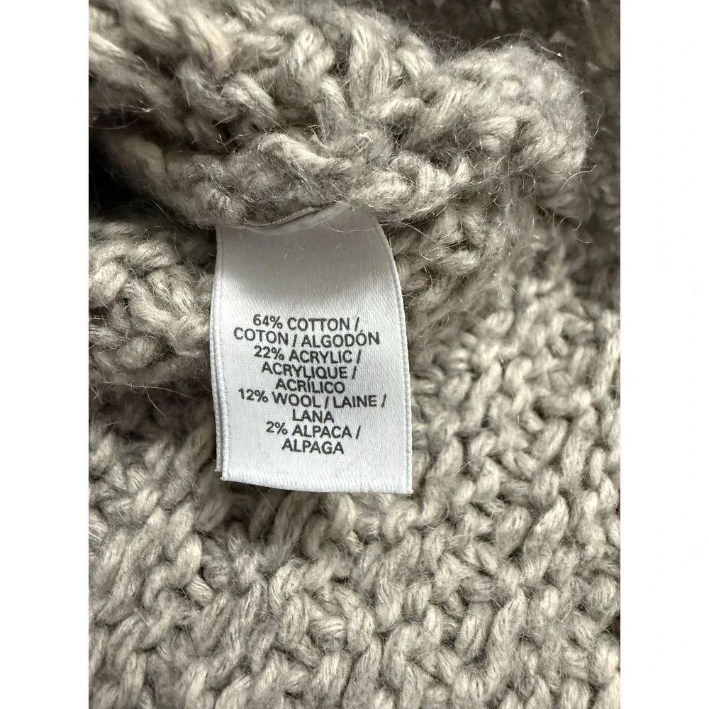 Victorias‎ Secret Womens Wool Alpaca Blend Chunky Knit Oversized Sweater Small - Picture 10 of 10